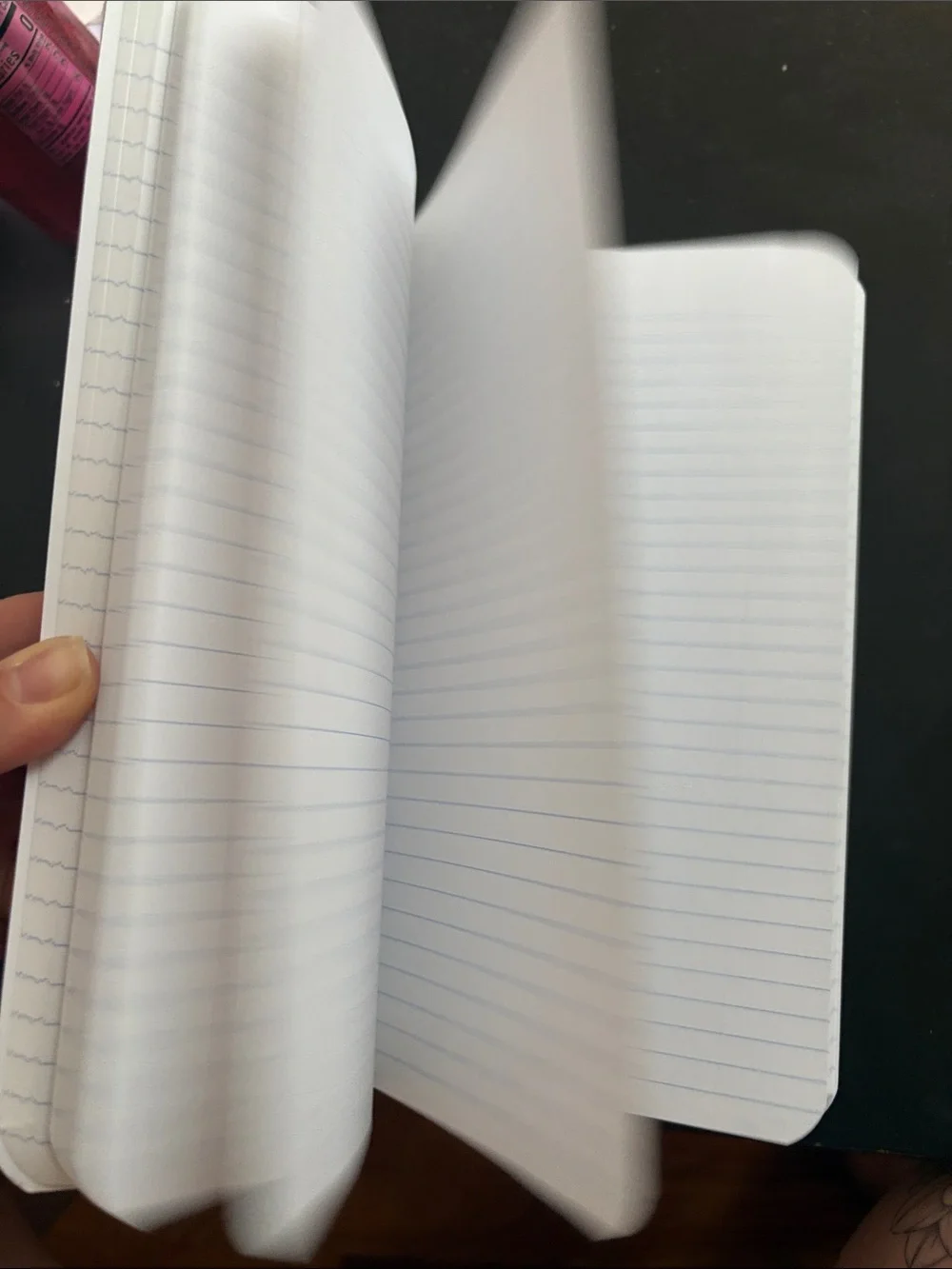 Composition Book — Red Floral Cover